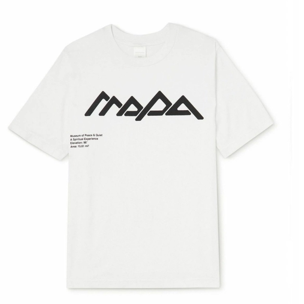 Museum Of Peace & Quiet - Peaks Printed Cotton-Jersey T-Shirt - White